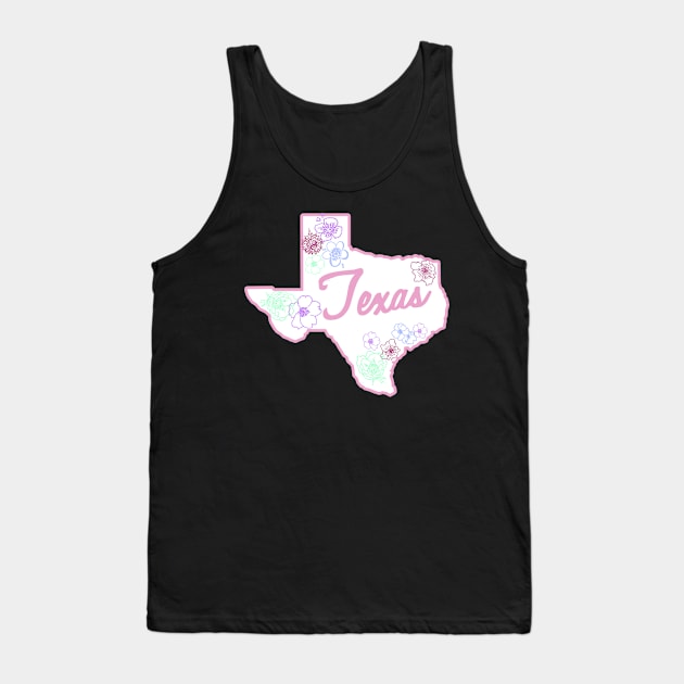 Floral Texas Tank Top by lolosenese